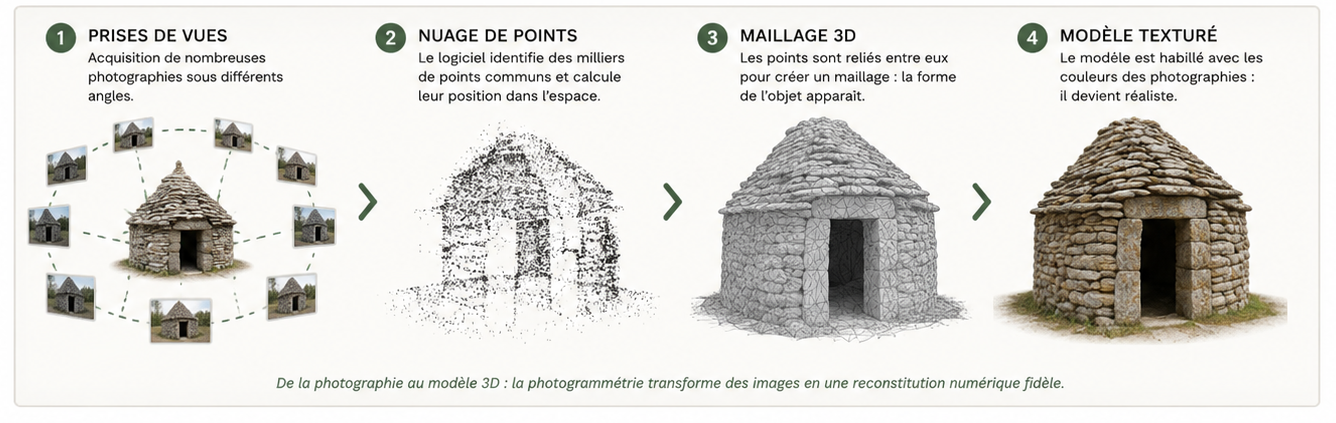 Photogrammétrie illustration